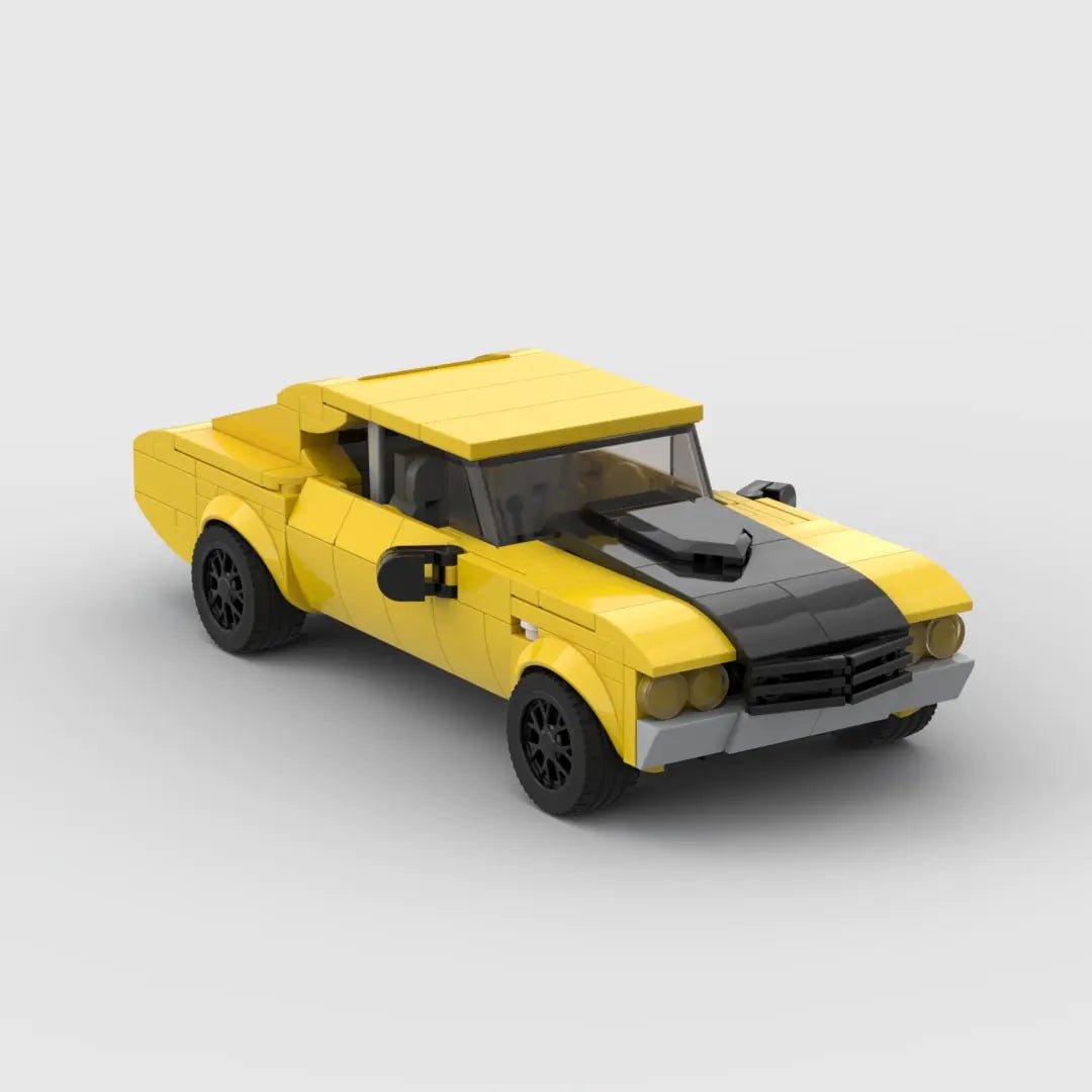 MOC Chevelle SS Racing Sports Car Building Blocks