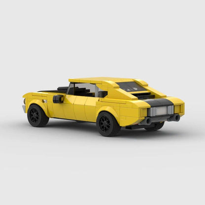 MOC Chevelle SS Racing Sports Car Building Blocks