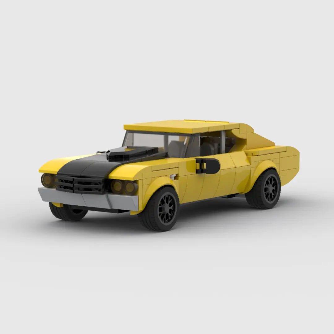 MOC Chevelle SS Racing Sports Car Building Blocks