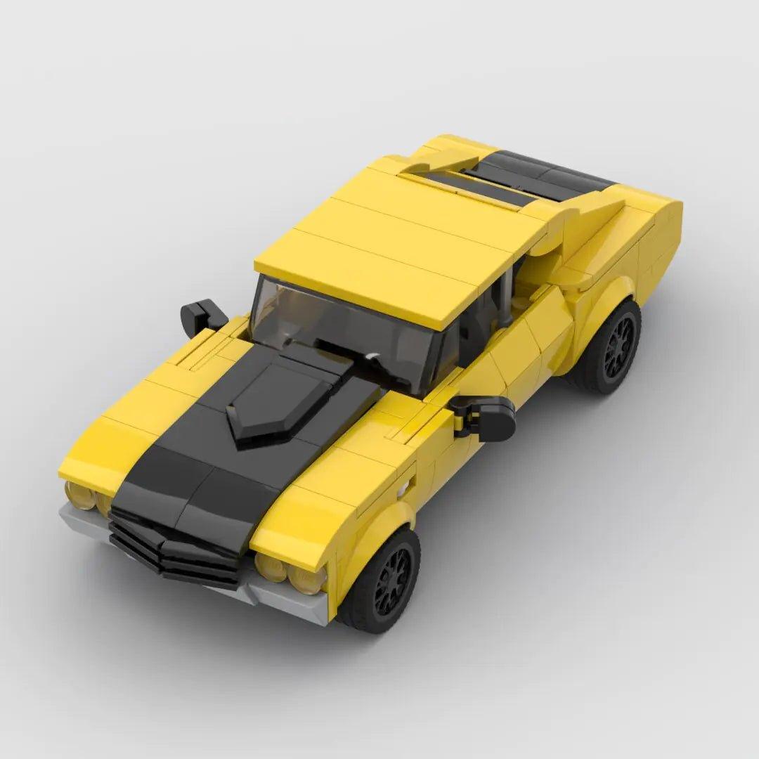 MOC Chevelle SS Racing Sports Car Building Blocks