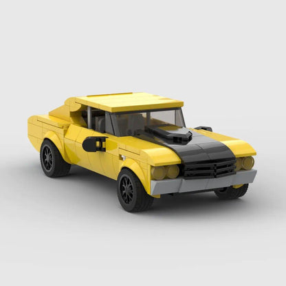 MOC Chevelle SS Racing Sports Car Building Blocks