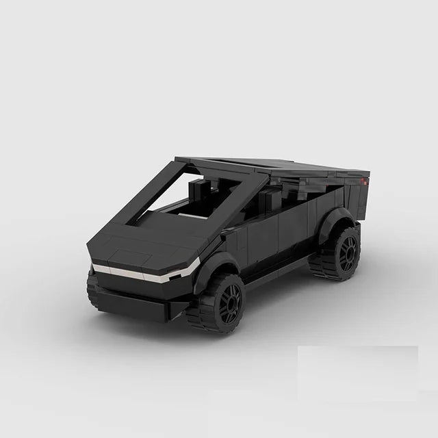 MOC Cyber Te-sla Assembly Roadster Building Blocks Set