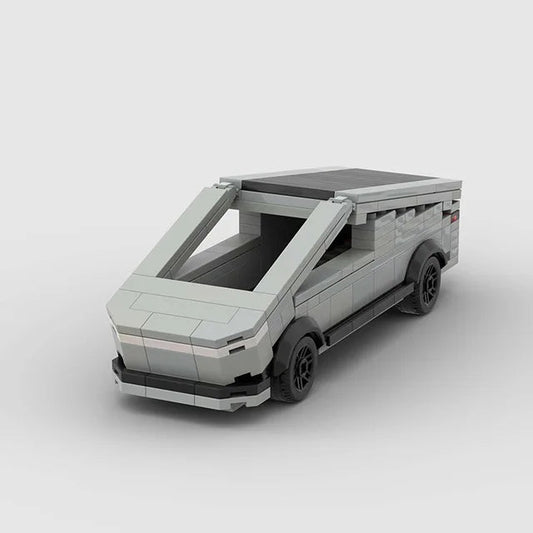 MOC Cyber Te-sla Assembly Roadster Building Blocks Set