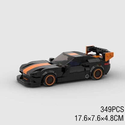 MOC F1 Speed Champion Racing Car Building Set