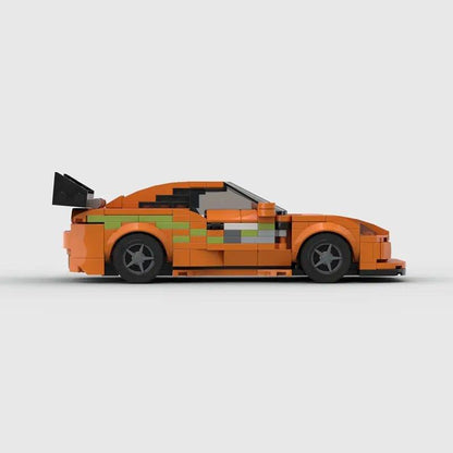 MOC Fast &amp; Furious1 Supra sports car Vehicle Speed Champion Racer Building Blocks Brick Creative Garage Toys for Boys Gifts