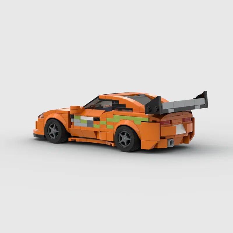 MOC Fast &amp; Furious1 Supra sports car Vehicle Speed Champion Racer Building Blocks Brick Creative Garage Toys for Boys Gifts