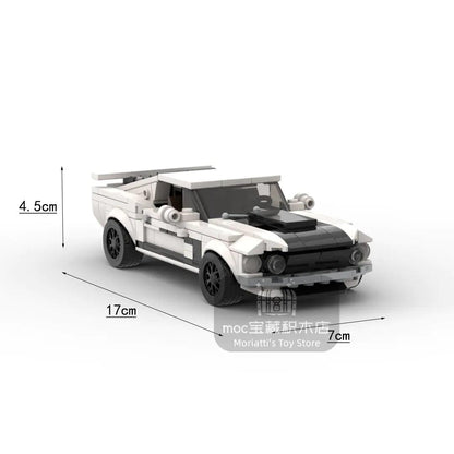 MOC Ford 1969 Mustang Building Blocks Brick