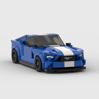 MOC Ford Mustang Hoonicorn Car Speed Champion Racer Building Block