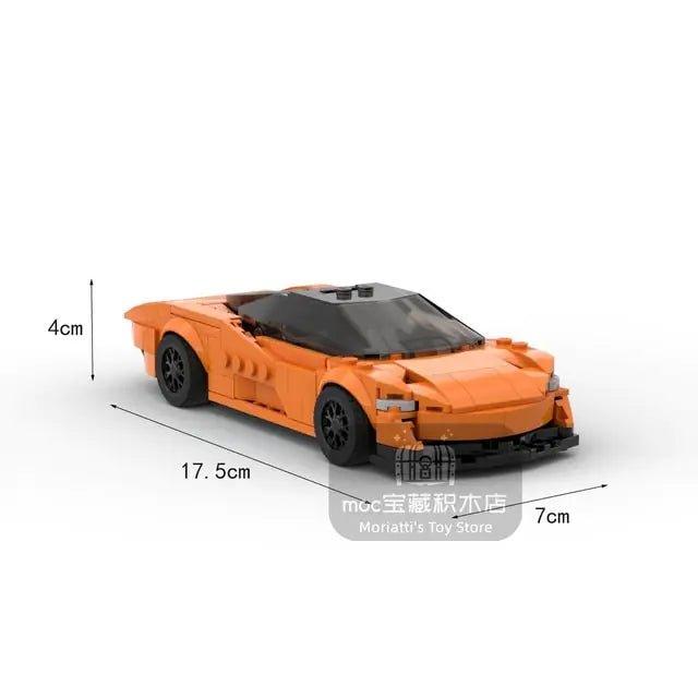 MOC McLaren Speedtail Racing Sports Car Building Blocks