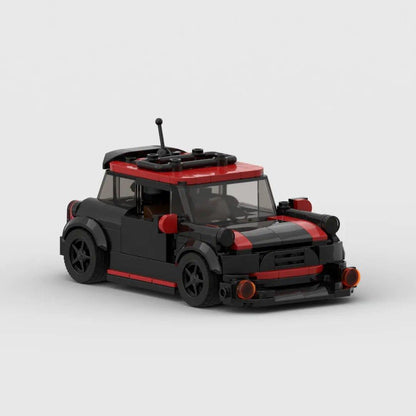 MOC Mini Cooper JCW Racing Speed Champion Racer Building Blocks