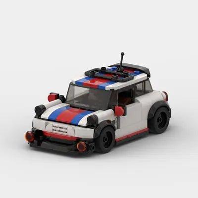 MOC Mini Cooper JCW Racing Speed Champion Racer Building Blocks