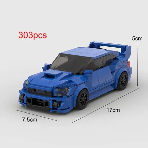 Unleash Racing Excitement with MOC Subaru STI Sports Car Toy