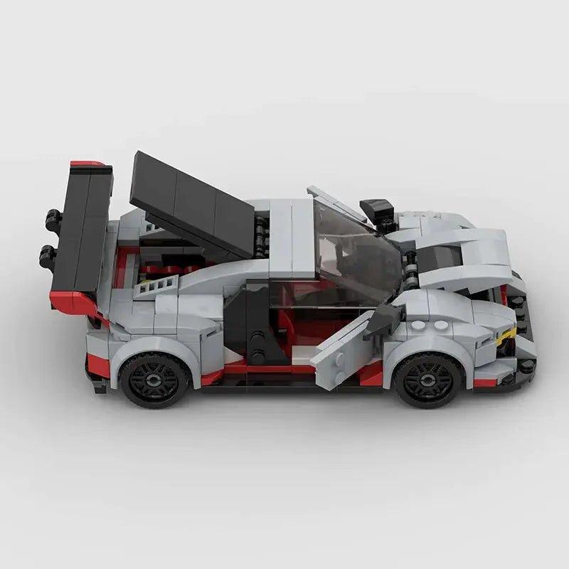 MOC Super Speed Sports Car Model Building Blocks