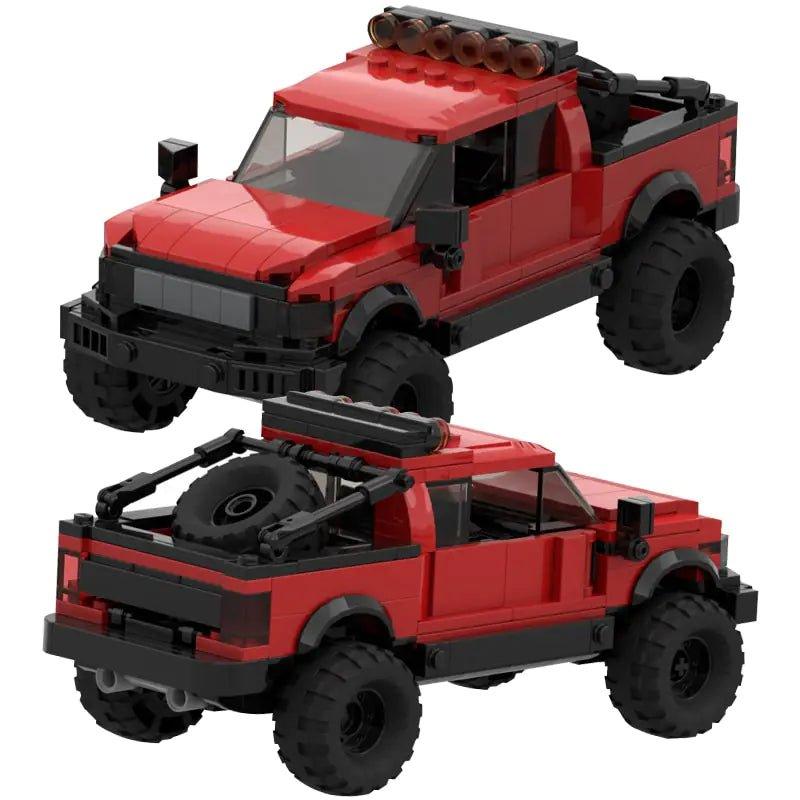 MOC SUV Speed Champion City Car Racer Building Blocks Set