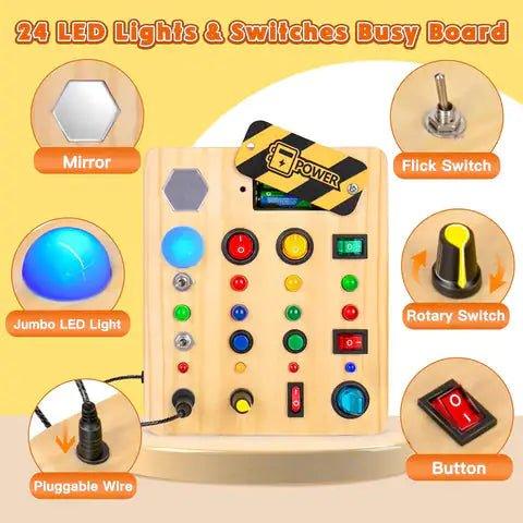 Montessori LED Busy Board