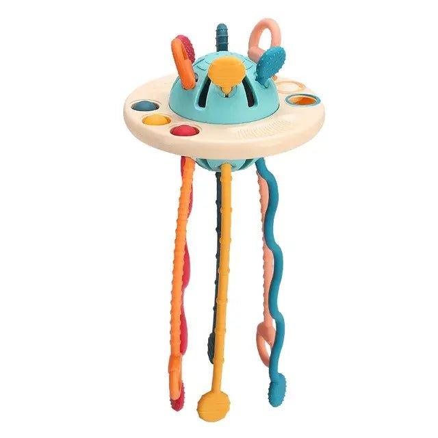 Montessori Pull String Sensory Teething Toys for Babies