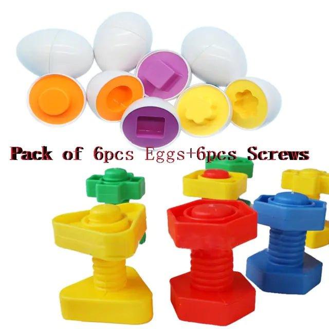 Montessori Smart Eggs Puzzle Set!