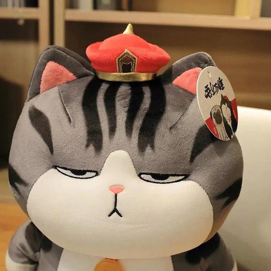 Moody Kawaii Cat Plush Toy