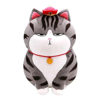 Moody Kawaii Cat Plush Toy