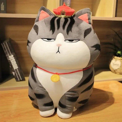 Moody Kawaii Cat Plush Toy