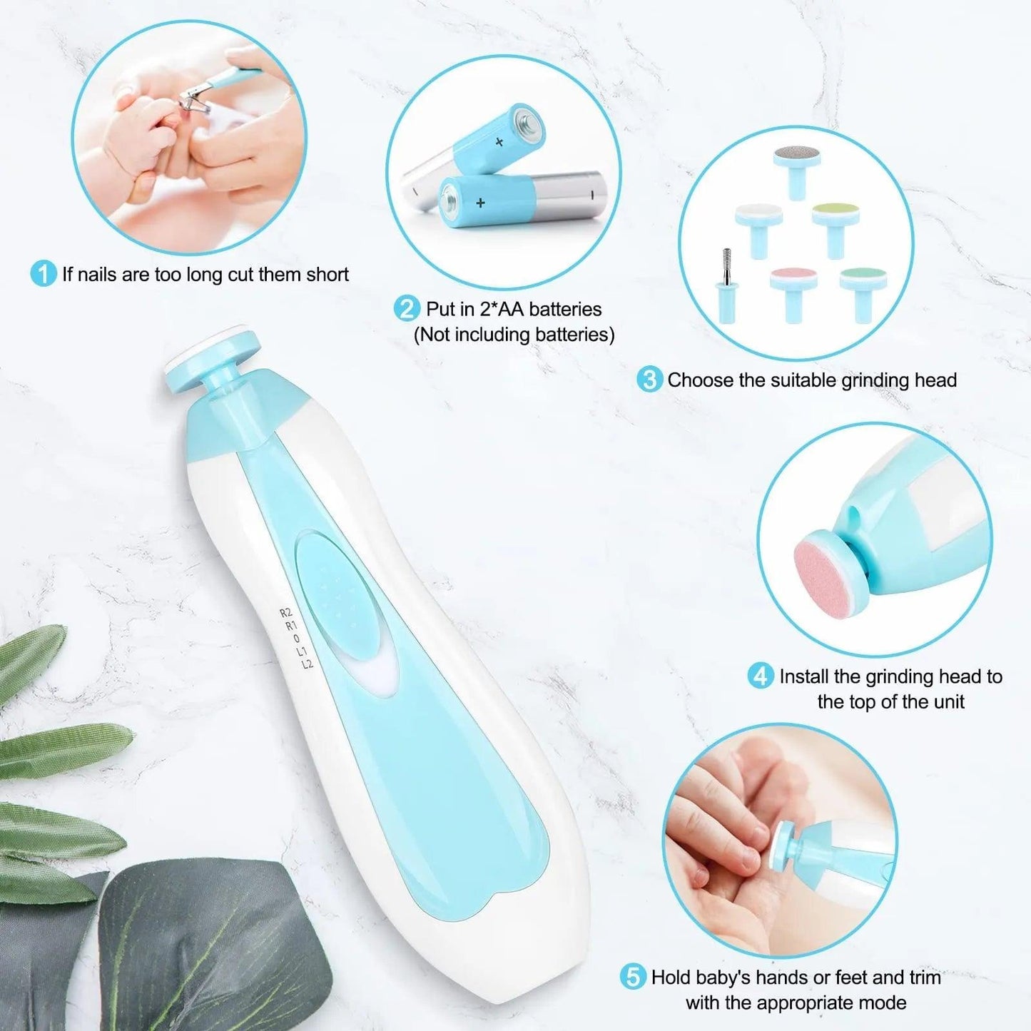 Multifunctional Electric Baby Nail