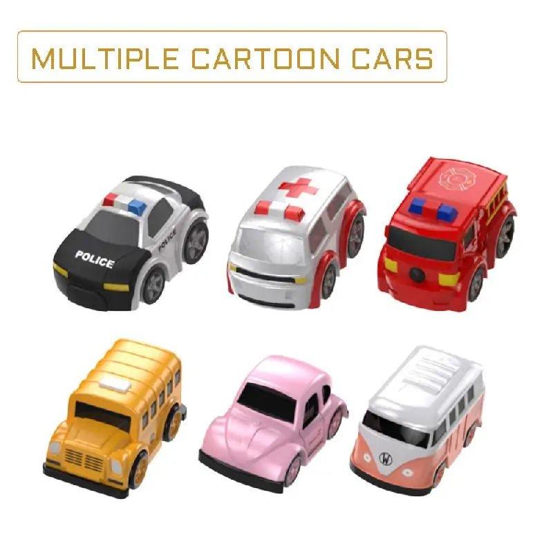 Multilayer Miniature Car Model Parking Lot Toy Set: Macaron Adventure Garage for Children