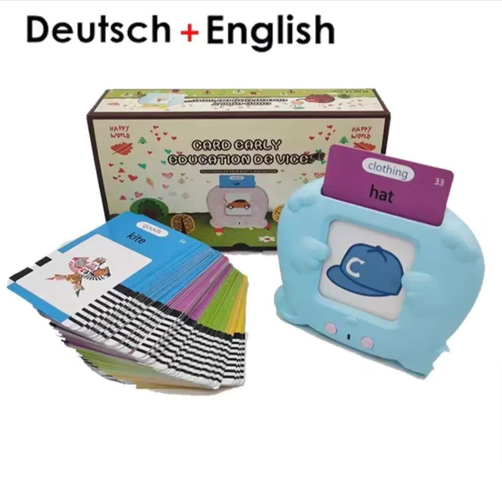 Multilingual Learning Flash Cards for Kids :English, German Audio Fun