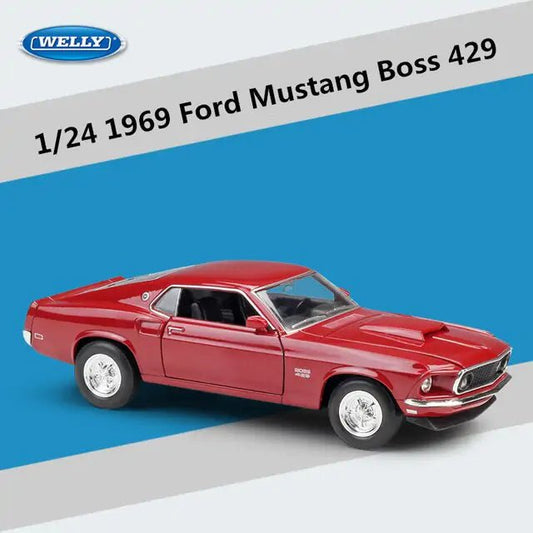 Mustang Boss 429 Alloy Sports Car Model - Home Kartz