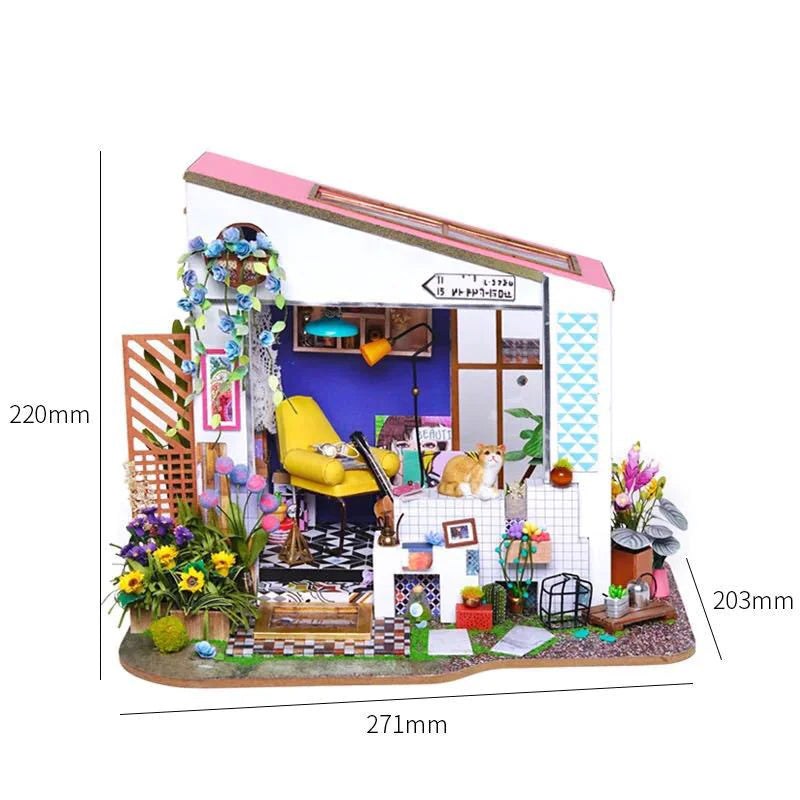 Build Your Dream Miniature Home with Our DIY Handmade House Piece Puzzle - Perfect for Craft Lovers! - Home Kartz