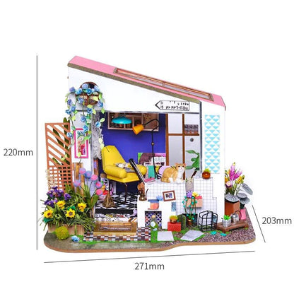 Build Your Dream Miniature Home with Our DIY Handmade House Piece Puzzle - Perfect for Craft Lovers!