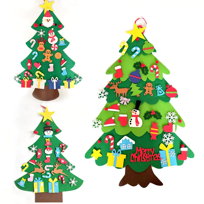 DIY Felt Christmas Tree Pendant – Creative & Fun Holiday Décor for Kids 🎄 - Home Kartz