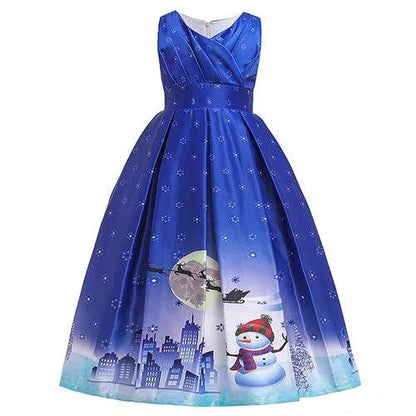 Charming Children's Christmas Dress – Festive Holiday Party Outfit for Girls