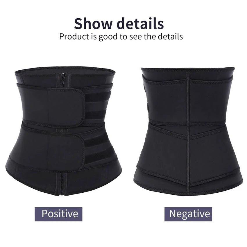 Neoprene Waist Trainer: Slimming Wrap Belt & Sauna Body Shaper