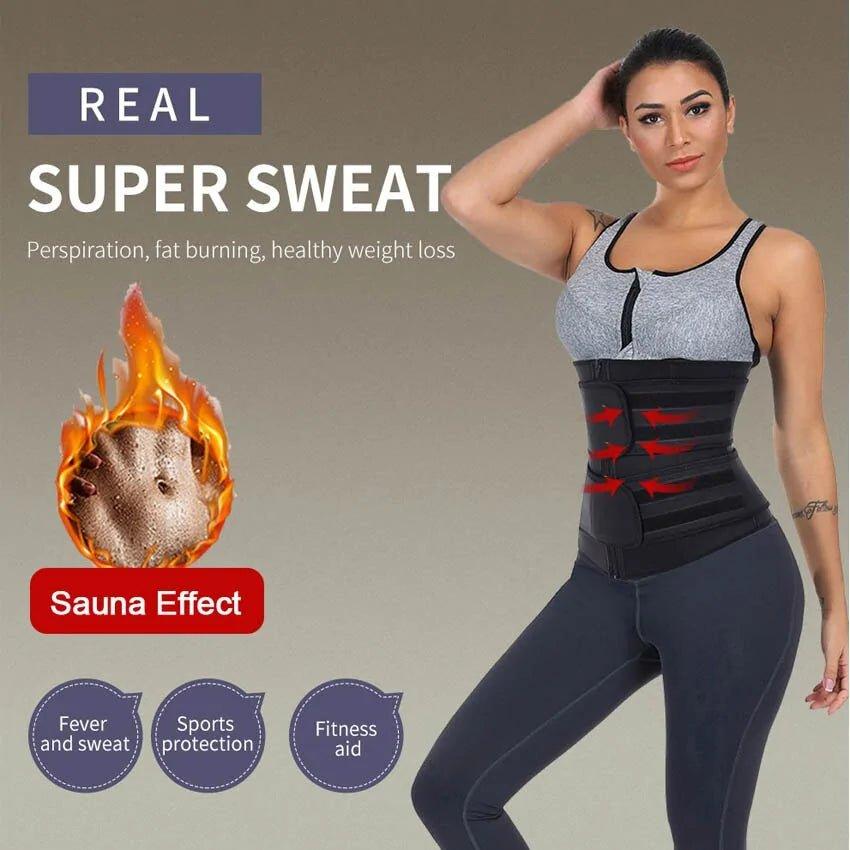 Neoprene Waist Trainer: Slimming Wrap Belt & Sauna Body Shaper