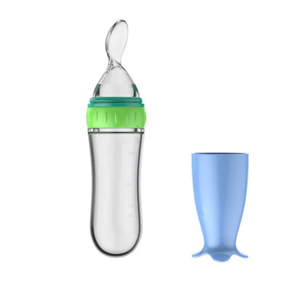 Effortless Feeding with Squeezing Feeding Bottle Silicone: Gentle, Leak-Proof & Convenient - Home Kartz