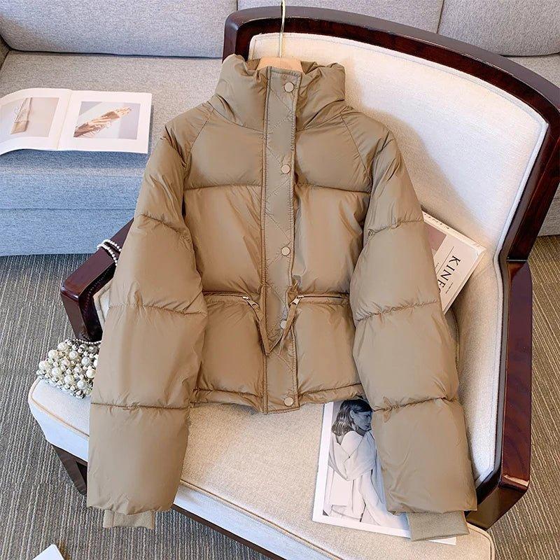 New Autumn Winter Short Wadded Jacket Women