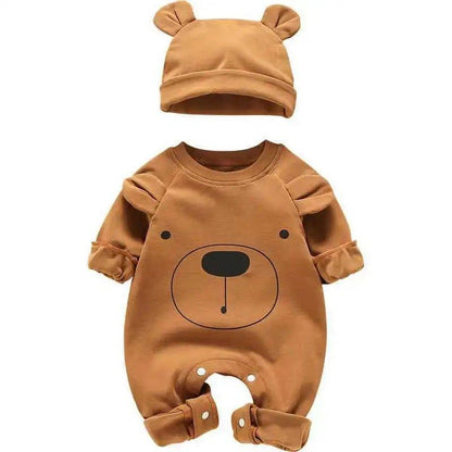 New Baby Knitted One - Piece Suit For Spring And Autumn