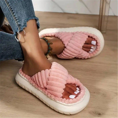 New Fashion Cross Cotton Slippers