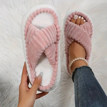 New Fashion Cross Cotton Slippers