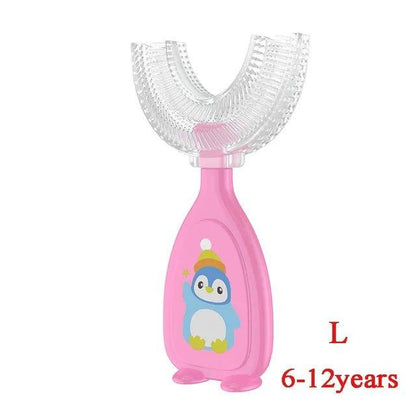 New Hot Children Smart 360 Degree U Shape Manual Toothbrush