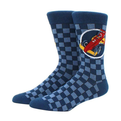 New Men's Diamond Ramen Astronaut Pattern Hip Hop Socks