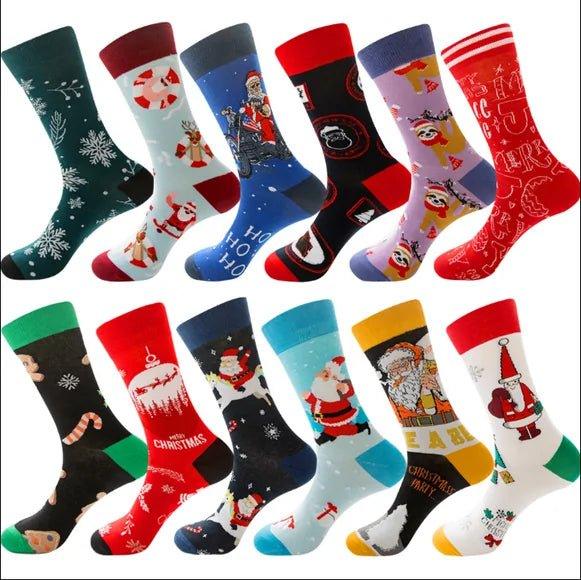 New Men's Diamond Ramen Astronaut Pattern Hip Hop Socks