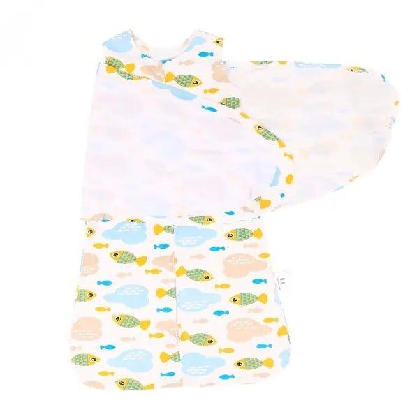 New Wearable 0 - 6M Cotton Baby Sleeping Bag Swaddle Wrap