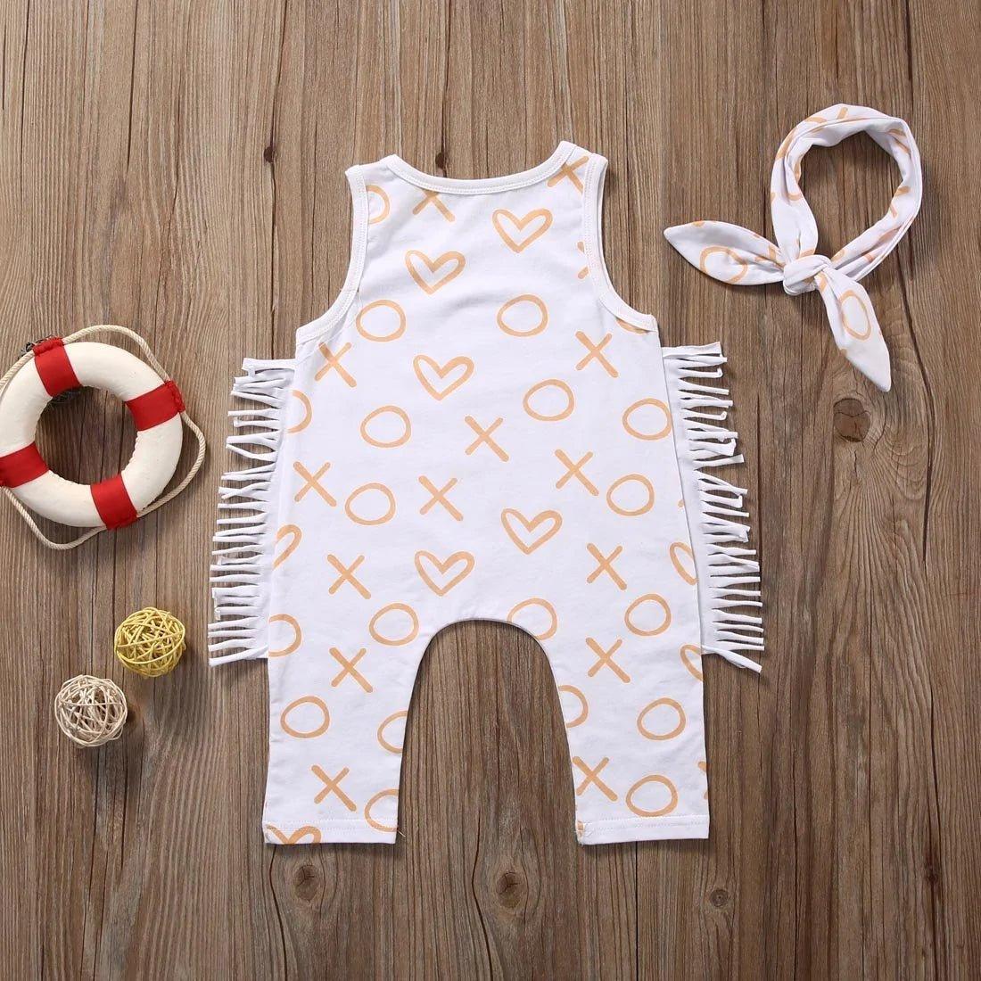 Newborn Baby Girl Sleeveless Clothes