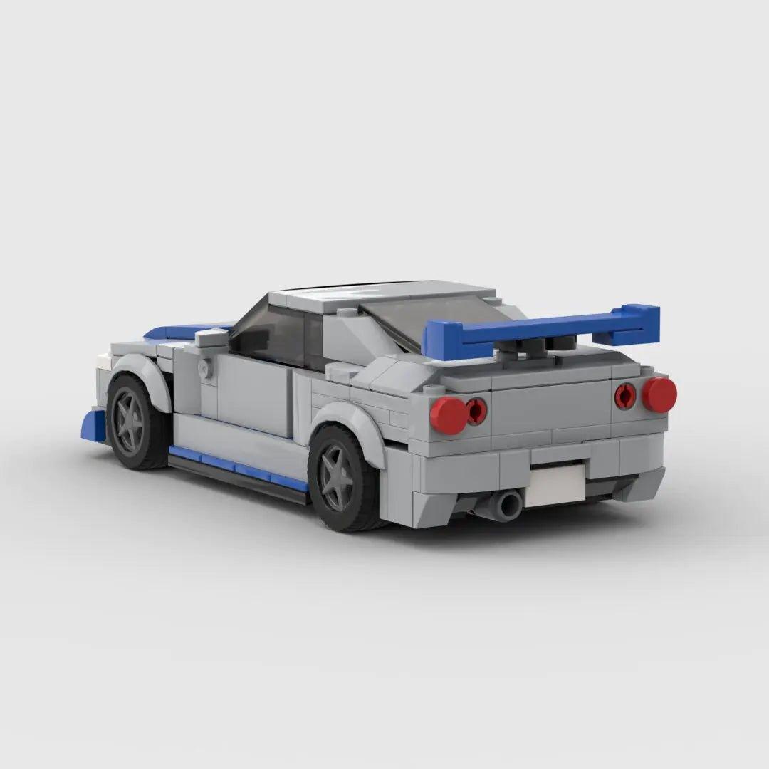 Nissan GTR R34 Sports Car Brick Toy