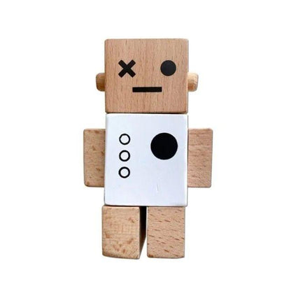 Nordic Style Wooden Robot Toy