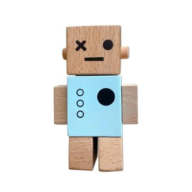 Nordic Style Wooden Robot Toy