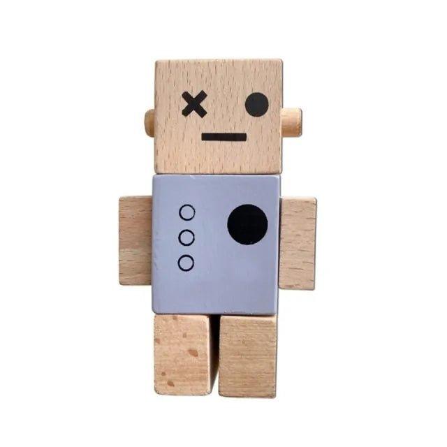 Nordic Style Wooden Robot Toy