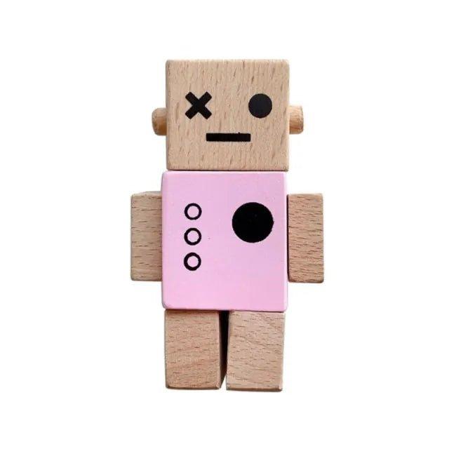 Nordic Style Wooden Robot Toy