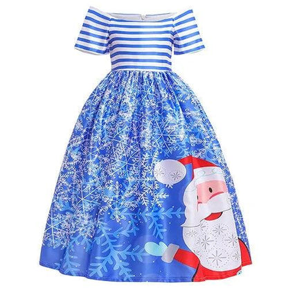 Charming Children's Christmas Dress – Festive Holiday Party Outfit for Girls